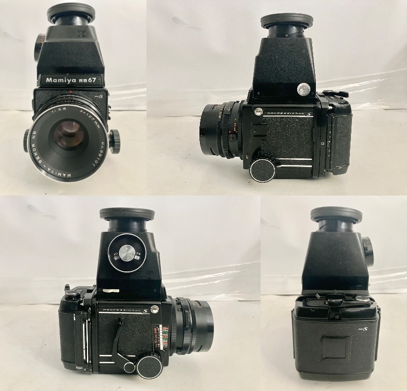  Mamiya マミヤ RB67 Pro S 中判フィルムカメラ/MAMIYA-SEKOR NB 1:3.8 F127mm/MAMIYA-SEKOR C 1:3.8 F90mm カメラレンズセット (24/4/21)の画像2