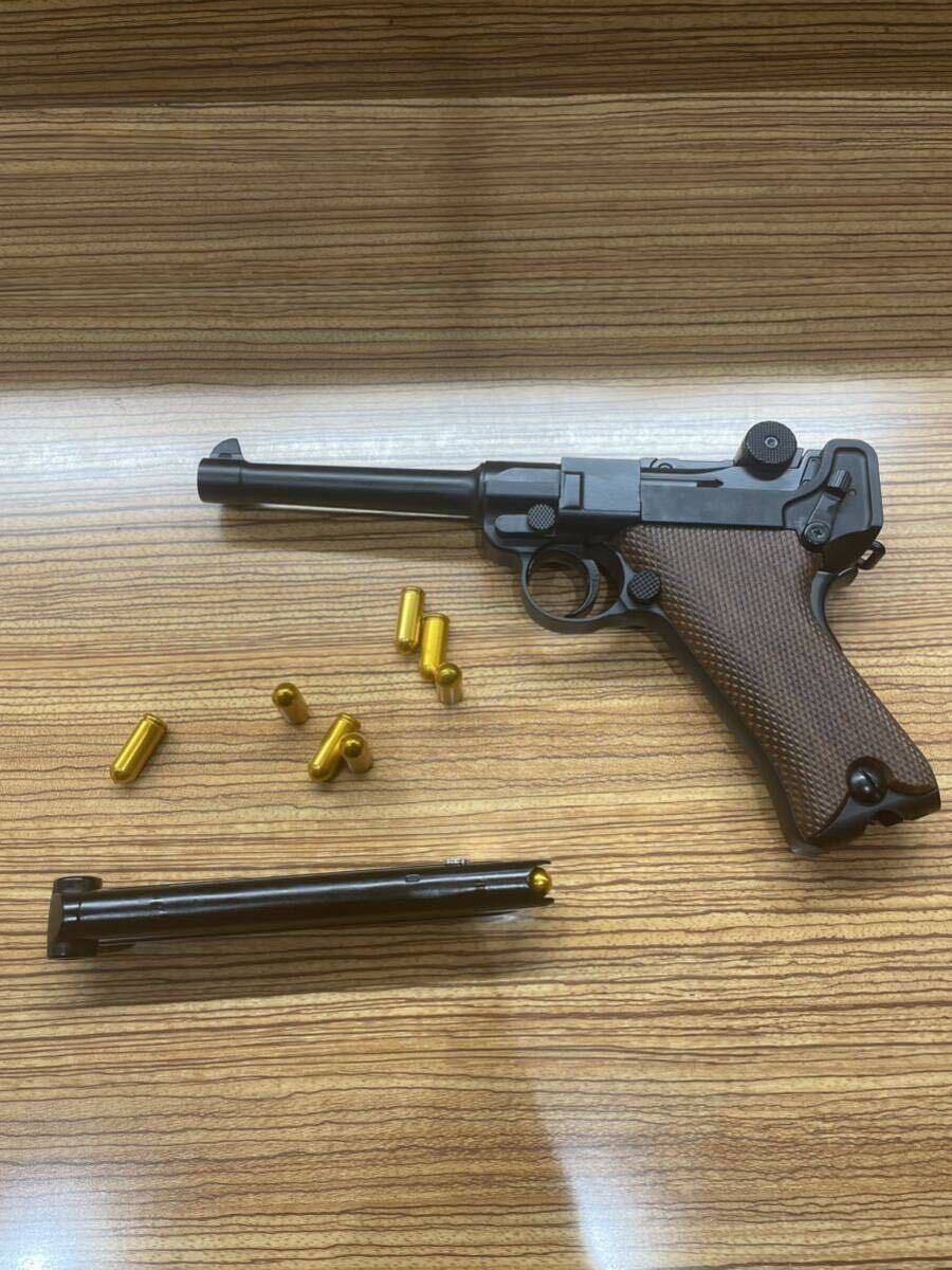 ルガーP08 排莢式レーザーガン モデルガンLUGER ハンドガン モデルガン ルガー ミリタリー の画像2