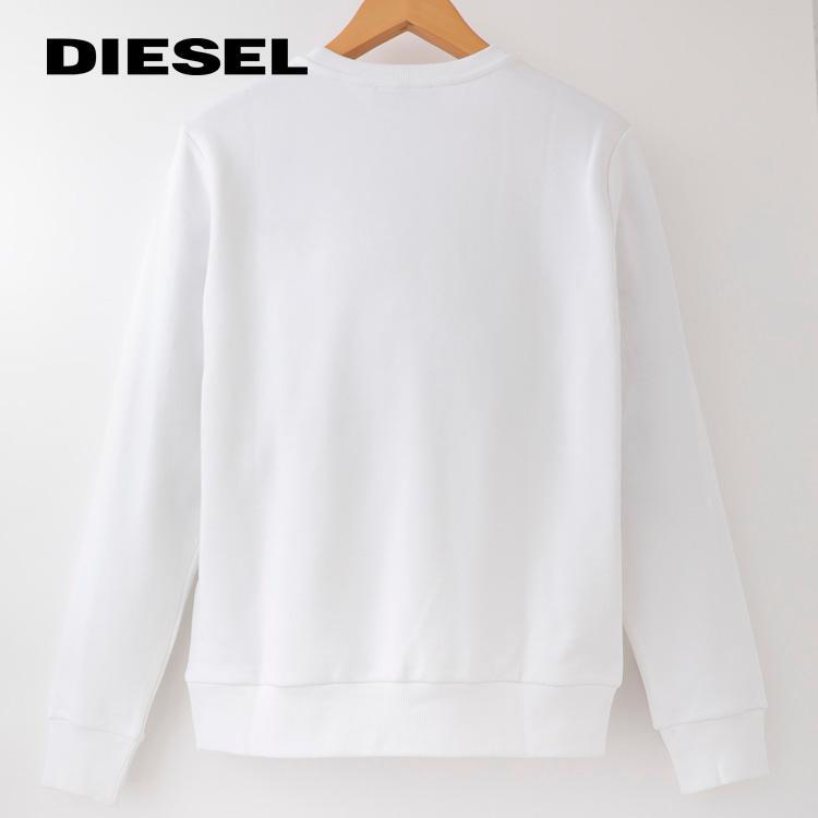 L/新品 DIESEL ディーゼル プルオーバー トレーナー スウェット GIRKN80-100 メンズ レディース ブランド ホワイト_画像2