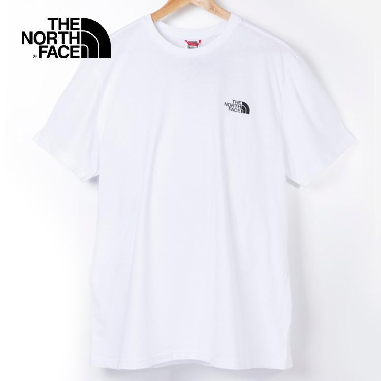 M/新品 THE NORTHFACE ザ ノースフェイス Tシャツ カットソー メンズ レディース ブランド 白 nf0a2tx5_画像1