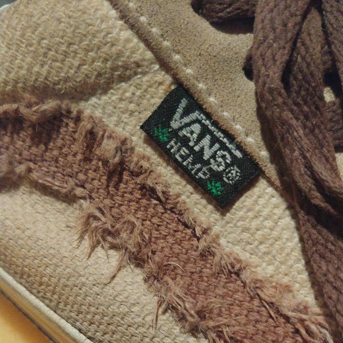 VANS HEＭP オールドスクール ヘンプ US10 28cm ベージュ 茶 生成り スニーカー