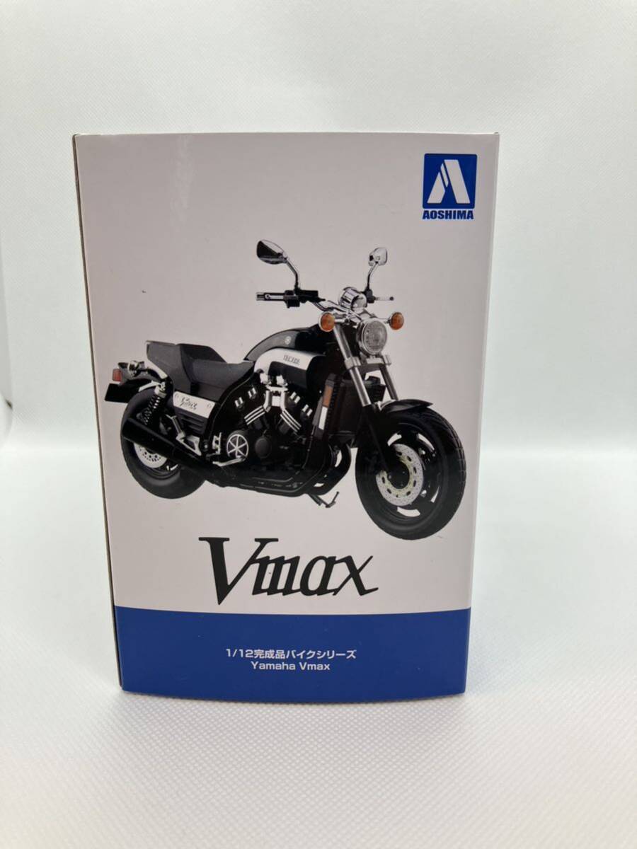 1/12 完成品バイク YAMAHA Vmax ニューシルバーダスト [スカイネット]アオシマ完成品ダイキャスト アオシマ文化教材社 ヤマハ V-MAX の画像4