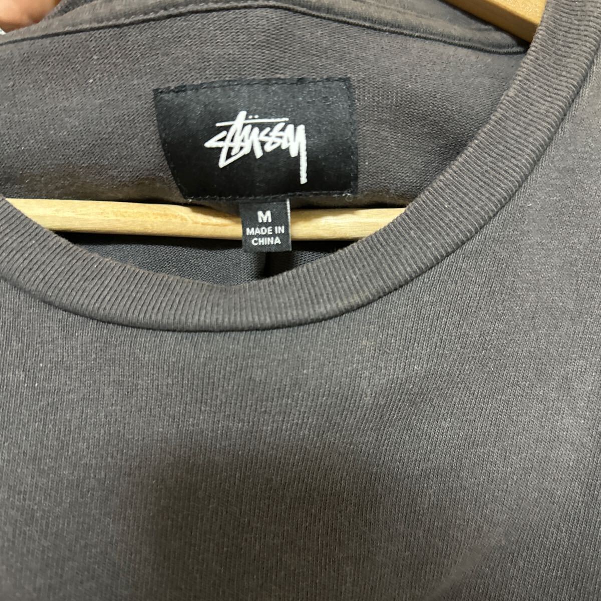 STUSSY ロンT グレー の画像4