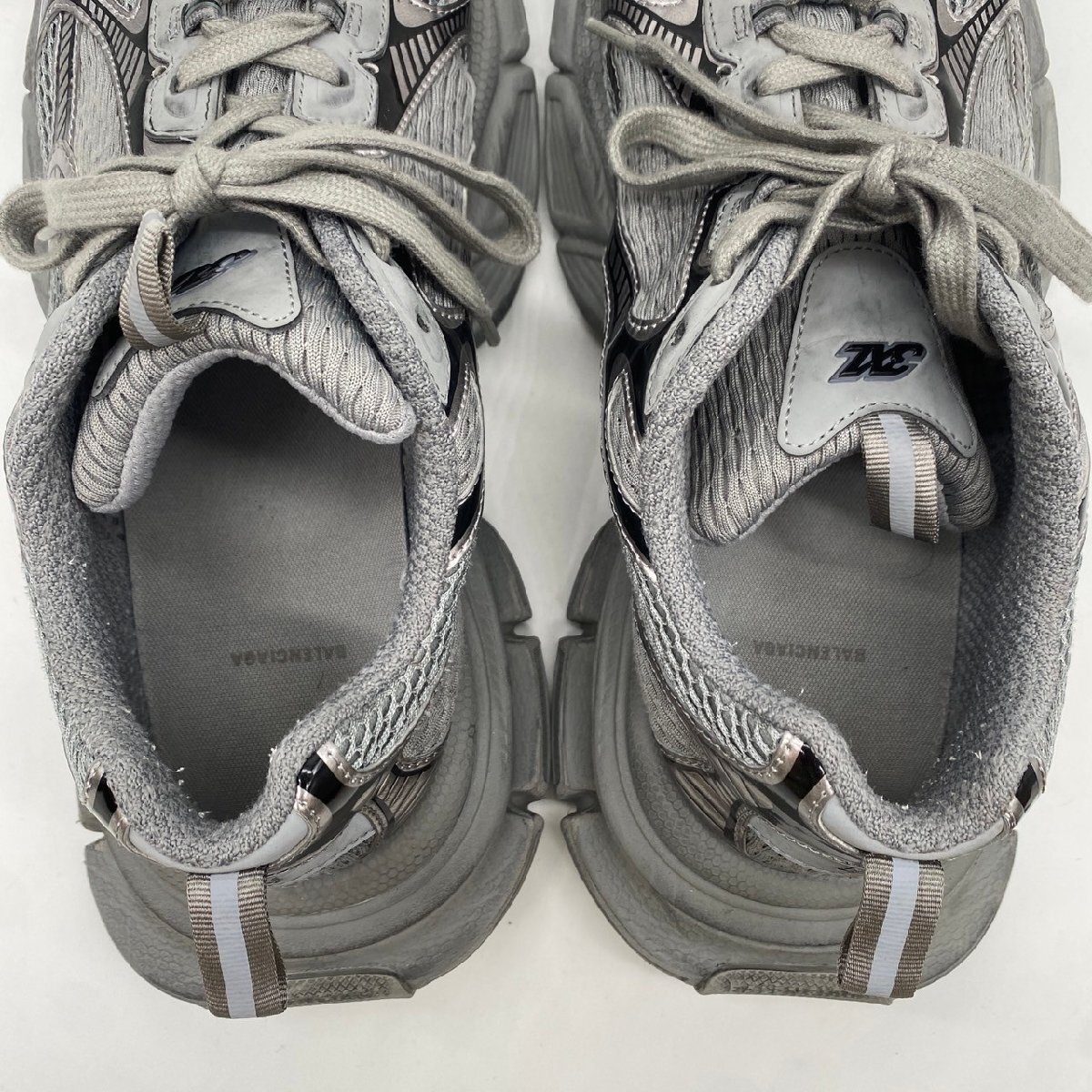 ☆BALENCIAGA バレンシアガ☆「3XL」ユーズド加工スニーカー 734734 Distressed sneakers ダッドシューズ dad shoesの画像9