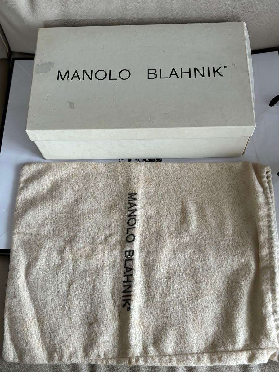 マノロブラニク　MANOLO BLAHNIK ミュール　34 22cm 