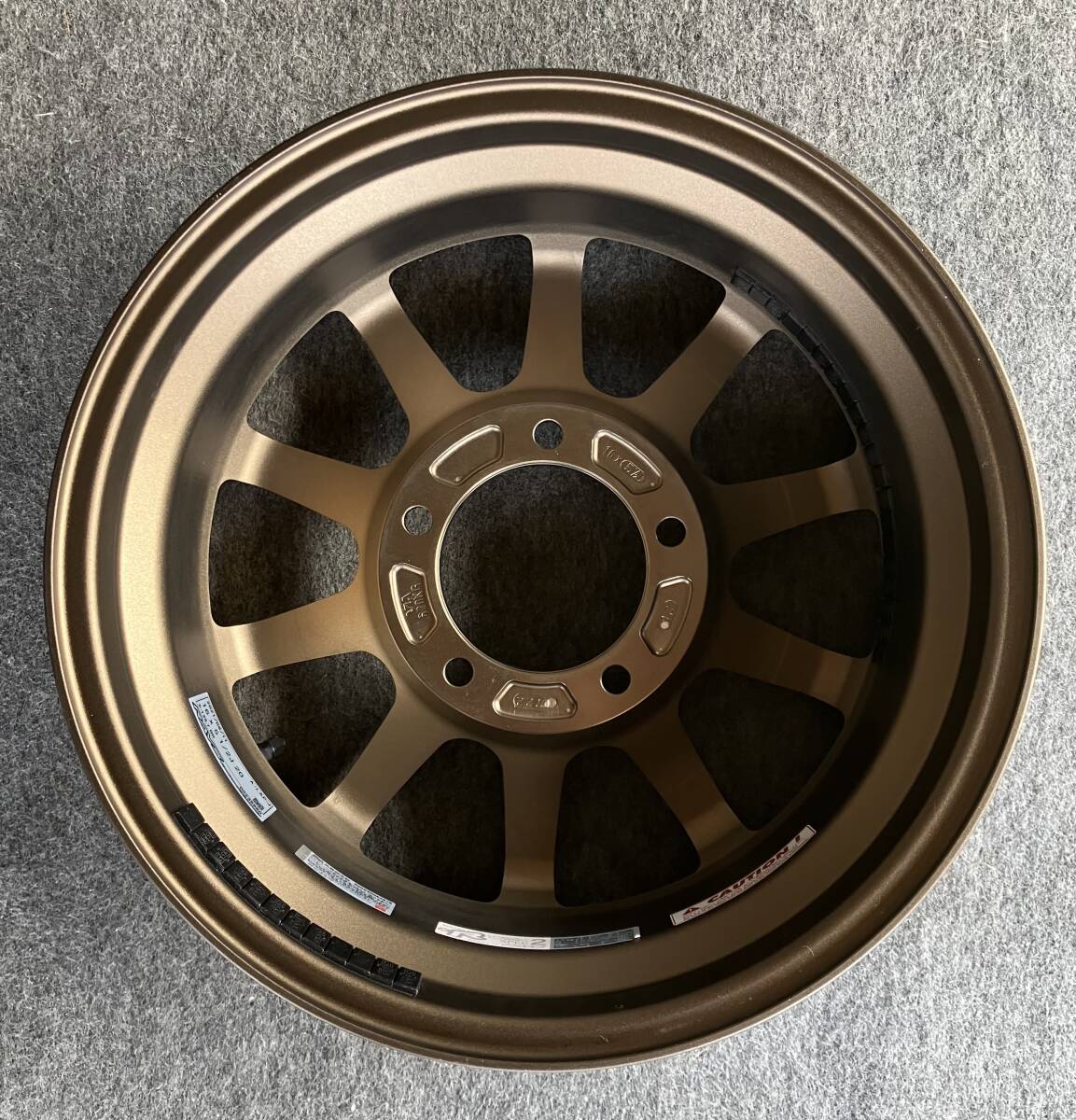 美品！RAYS A・LAP-J 16インチ 5.5J +20 5H 139.7 FORGED 4本 鍛造 ジムニーの画像10