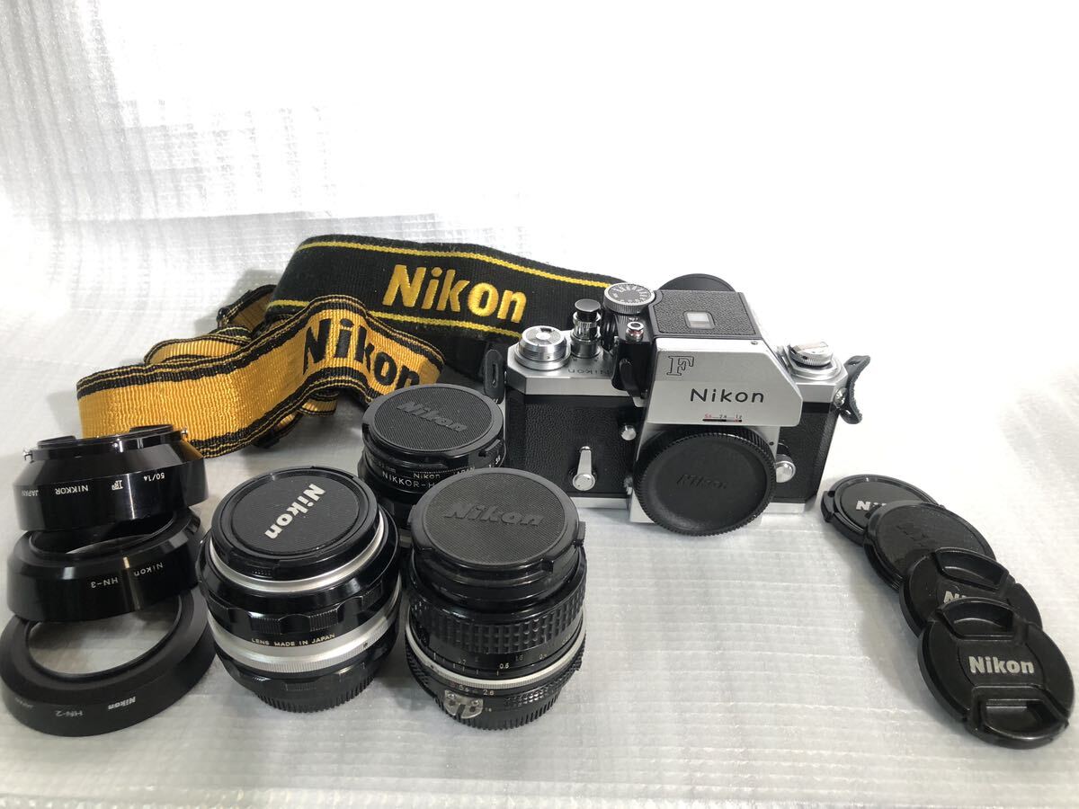 Nikon F フォトミック NIKKOR-H Auto 28mm f3.5 NIKKOR-S Auto 50mm f1.4 NNIKKOR 24mm f2.8 その他 ニコン 一眼レフカメラ の画像1