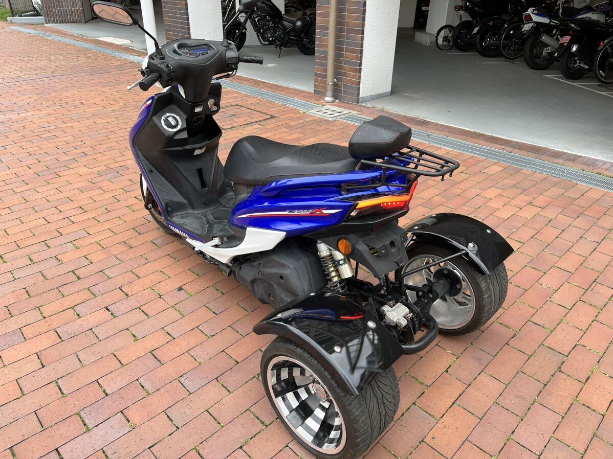 【YAMAHA シグナス125X SR】　トライク　大人気　希少　極低走行_画像2