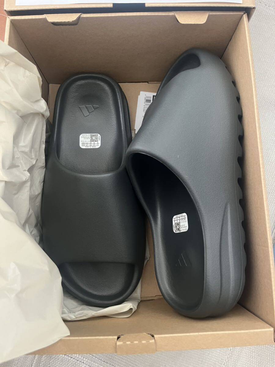 adidas YEEZY Slide Dark Onyx[Size27.5cm] официальный online покупка Yeezy boost сандалии 