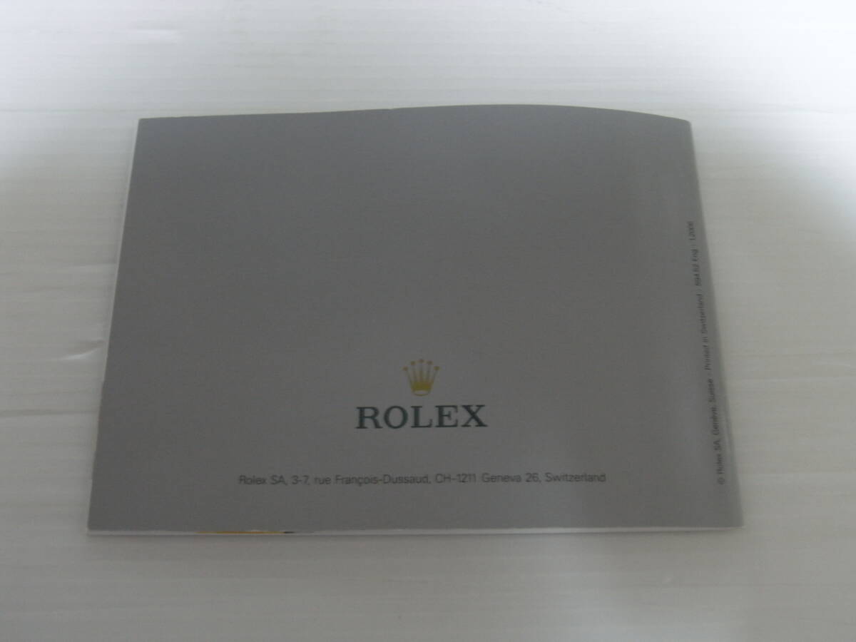 1.2006 ROLEX ロレックス SUBMARINER サブマリーナー 冊子 英語表記の画像6