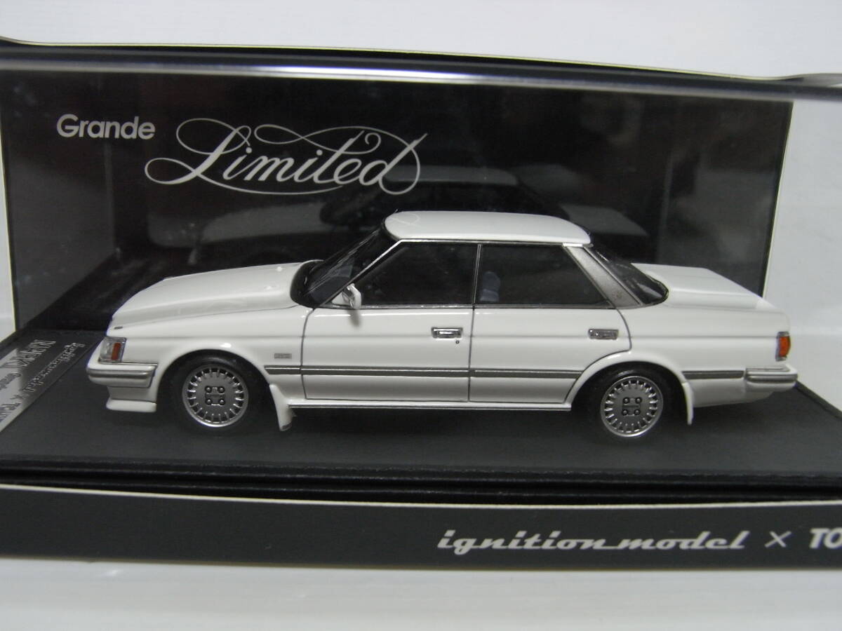 イグニッションモデル×トミーテック 1/43 Toyota MARK II GRANDE LIMITED TWINCAM24 White マークⅡ グランデ リミテッド ホワイトの画像2