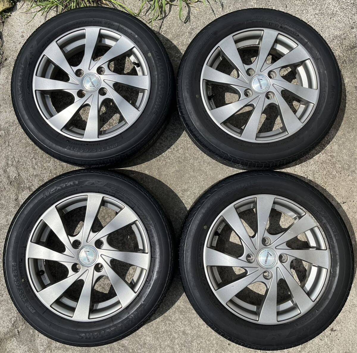 BRIDGESTONE 155/65R14 NEXTRY 3本早い者勝ち Yahoo!オークション - BRIDGESTONE NEXTRY 155/65R14 ホイール