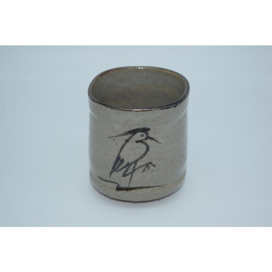 茶道具 絵唐津 鷺に芦絵 火入 中里 太郎右衛門 造 火入れ 茶道 t hiire-021