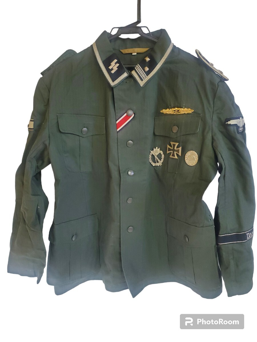 WWⅡ Germany army Special .. length M40 type . war clothes military uniform . equipment parent .. for summer top and bottom set XL size T-29