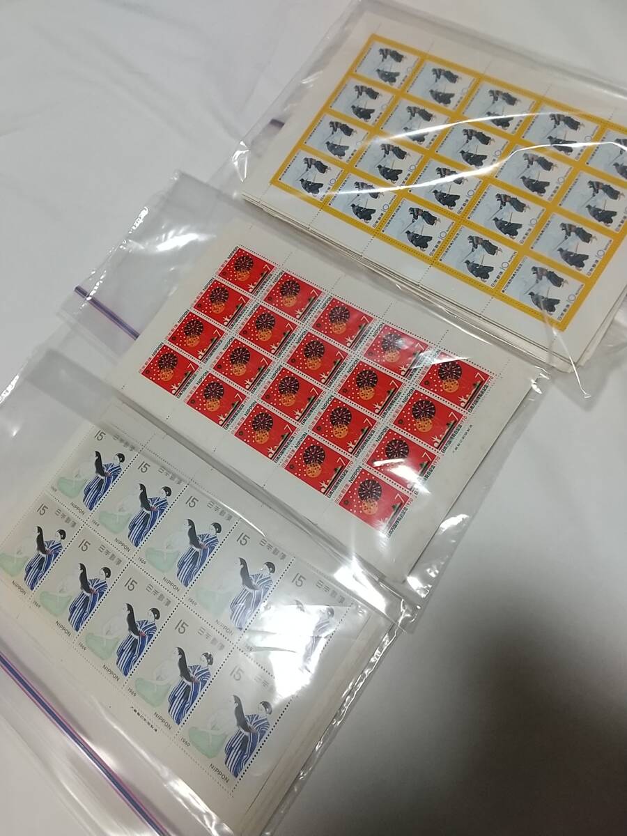 日本切手 額面合計214280円分 未使用 消印無し 大量シート おまとめ の画像5