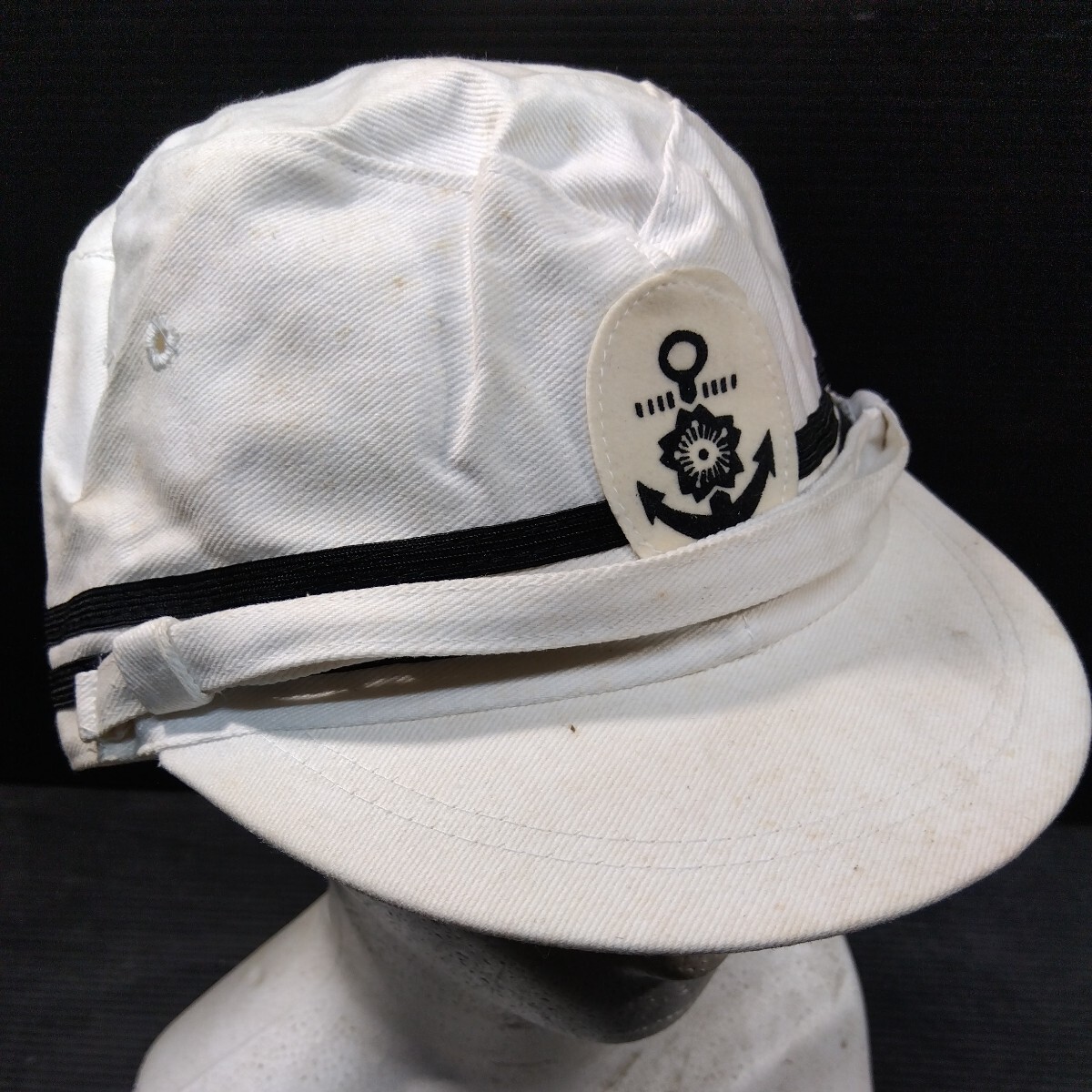 希少 現状品 貴重品袋 第一中隊第一班 旧日本軍 帽子 ミリタリー 戦前 戦中 戦後 戦争 古布の画像7
