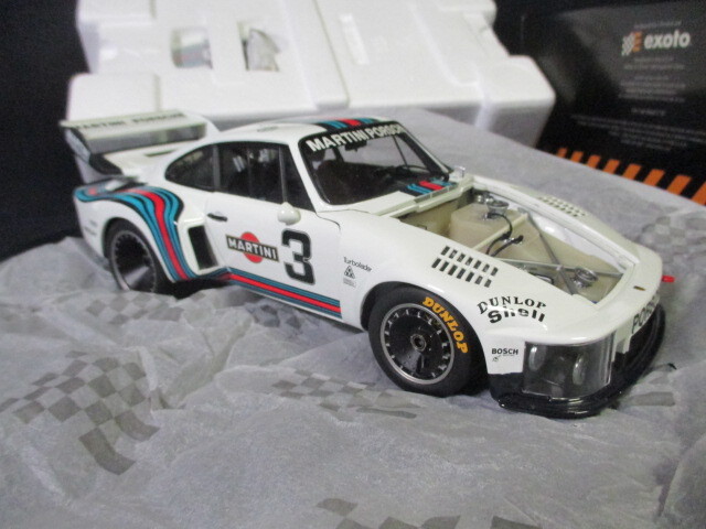 京商 1/18 Porsche 935 Martini ポルシェ マルティニ #3 ミニカー エグゾトの画像3