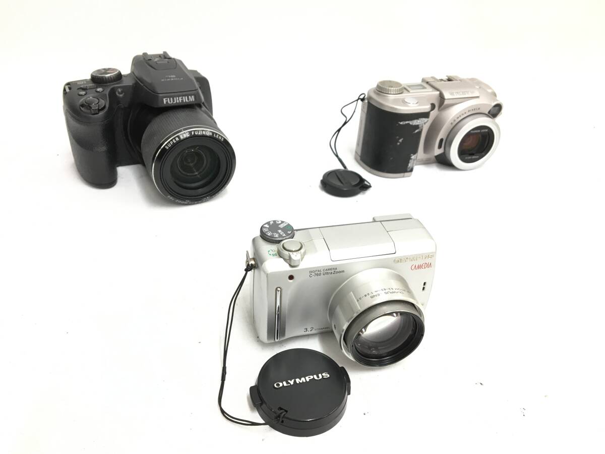 ☆ デジタルカメラ まとめ 2 ☆ FUJIFILM FINEPIX ×3 + Victor Everio + HITACHI WOOO + Panasonic LUMIX 他4台 富士フィルム ビクター_画像2