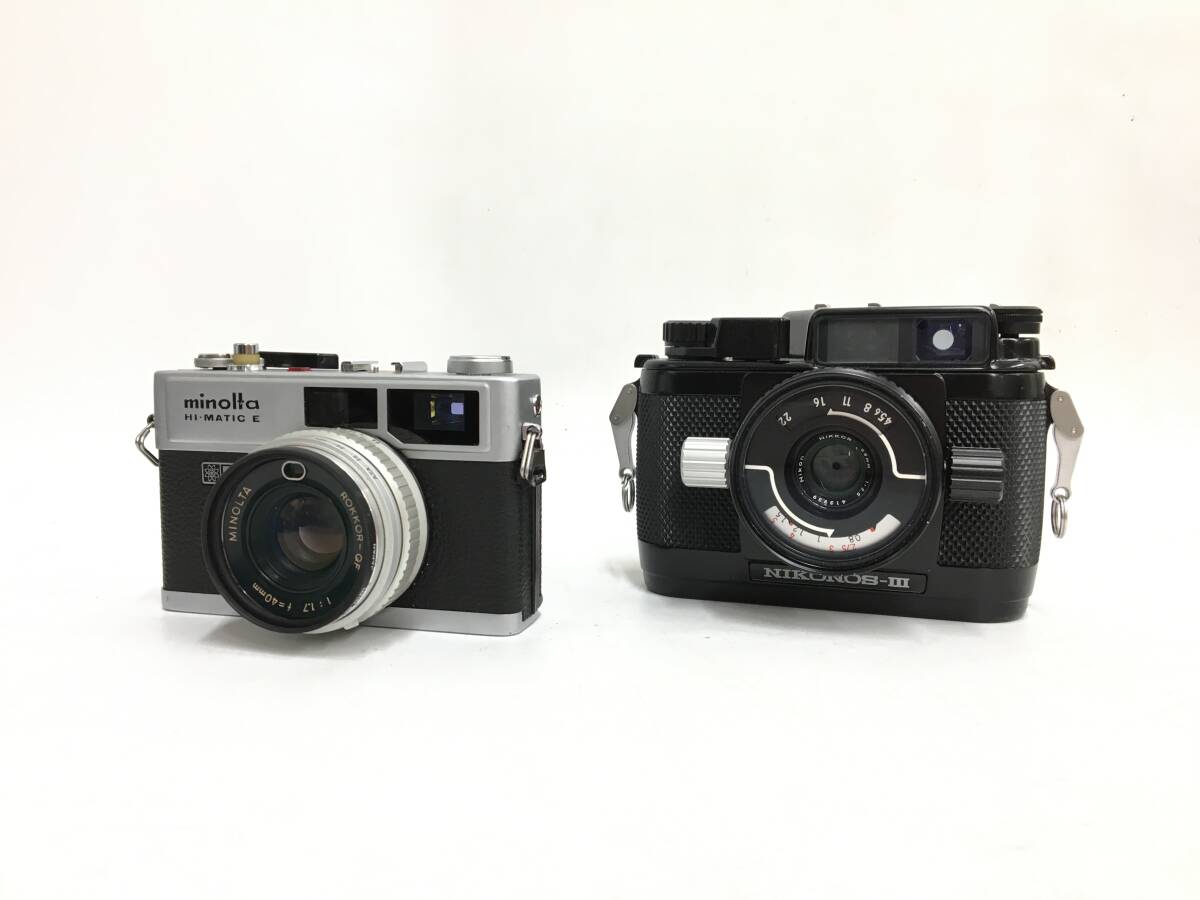 ☆ カメラジャンクまとめ 5 ☆ minolta HI-MATIC E + Canon Autoboy 3 + Nikon NIKONOS-III ミノルタ キャノン ニコンの画像2