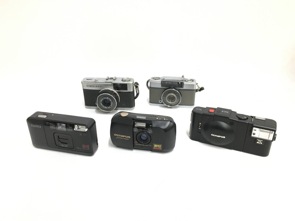 ☆ コンパクトフィルムカメラ まとめ 1 ☆ Canon CANONET QL17 + Fujica 35-SE + OLYMPUS 35 他5台 キャノン 富士フィルム オリンパスの画像6