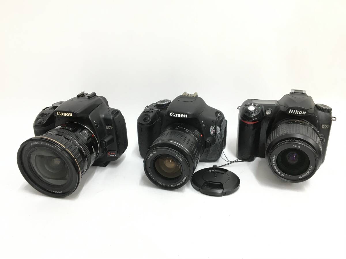 ☆ デジタルカメラ まとめ 1 ☆ Canon EOS Kiss x + X5 + Nikon D50 + FUJIFILM FinePix + X-A1 他レンズ3本 キャノン ニコン 富士フィルムの画像2