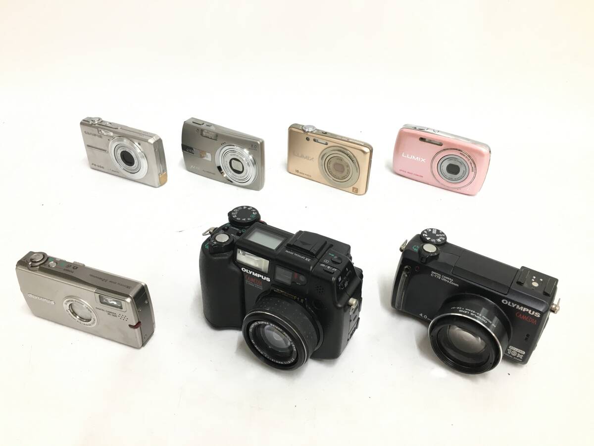 * compact digital camera summarize 1 * RICOH Caplio + Nikon COOLPIX ×2 + CASIO EXILIM ×3 other 14 pcs Ricoh Nikon Casio 