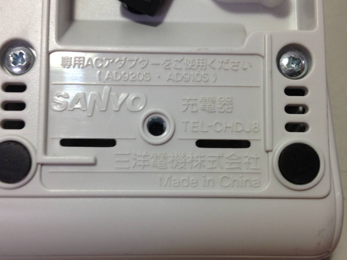 ★SANYO/三洋電機/サンヨー/電話機/子機/TEL-SD30E5/TEL-CHDJ8/通電確認のみ/ジャンク/8-6353の画像7