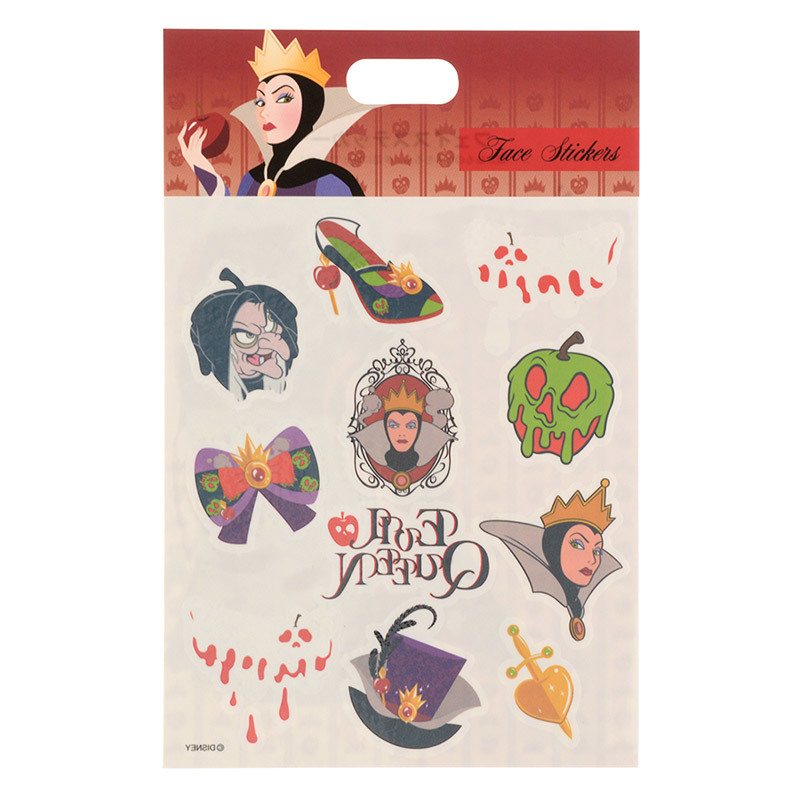  Disney woman . face * sticker ( vi Ran z* Snow White woman .)ta toe sticker (Villains) Disney store seal 