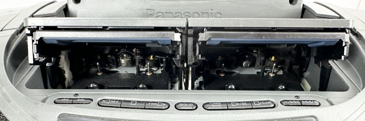 【通電OK】 Panasonic パナソニック RX-DT75 ポータブルステレオCDシステム ラジカセ 松下電気 ジャンクの画像7