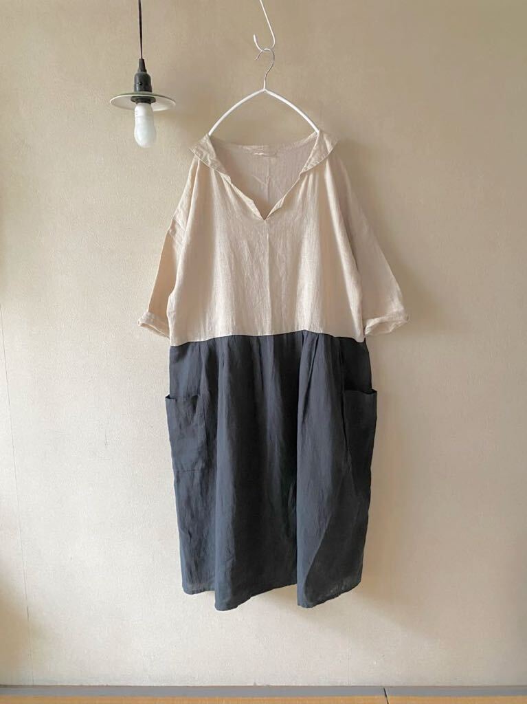 niko and... Nico and * cotton linen switch One-piece 