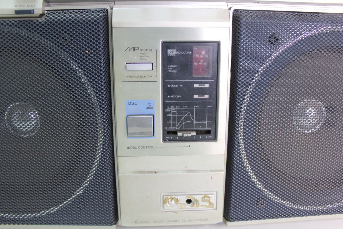 ☆# AIWA アイワ ラジカセ ラジオ ステレオ オーディオ機器 CS-J77MKII 2way スピーカーの画像4