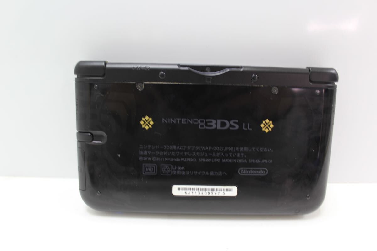 ☆# Nintendo 任天堂 ニンテンドー3DS LL モンスターハンター スペシャルパック SPR-001 ブラック 箱付きの画像3