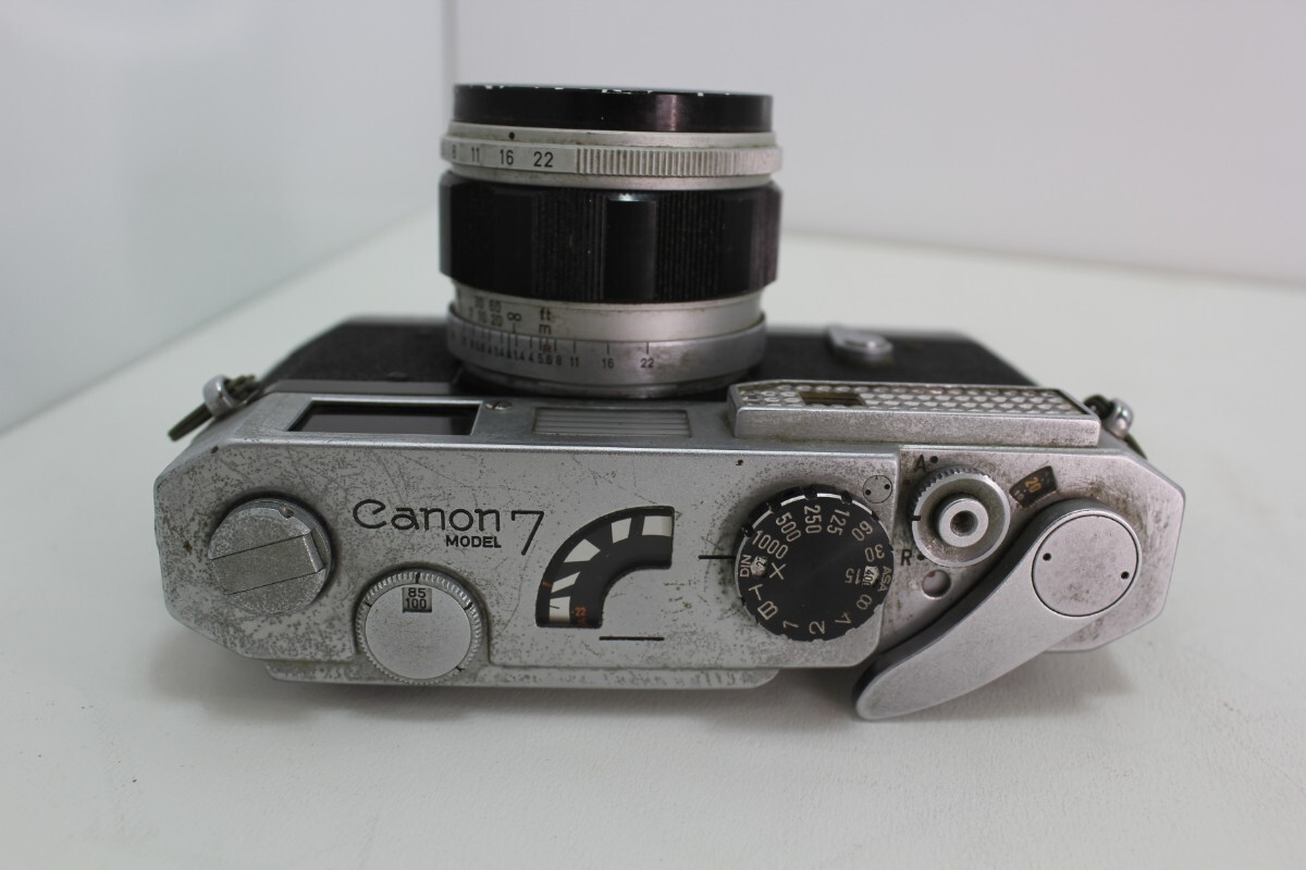 #＊ Canon キャノン model 7 50mm F1.4付 レンジファインダー フィルムカメラ_画像6