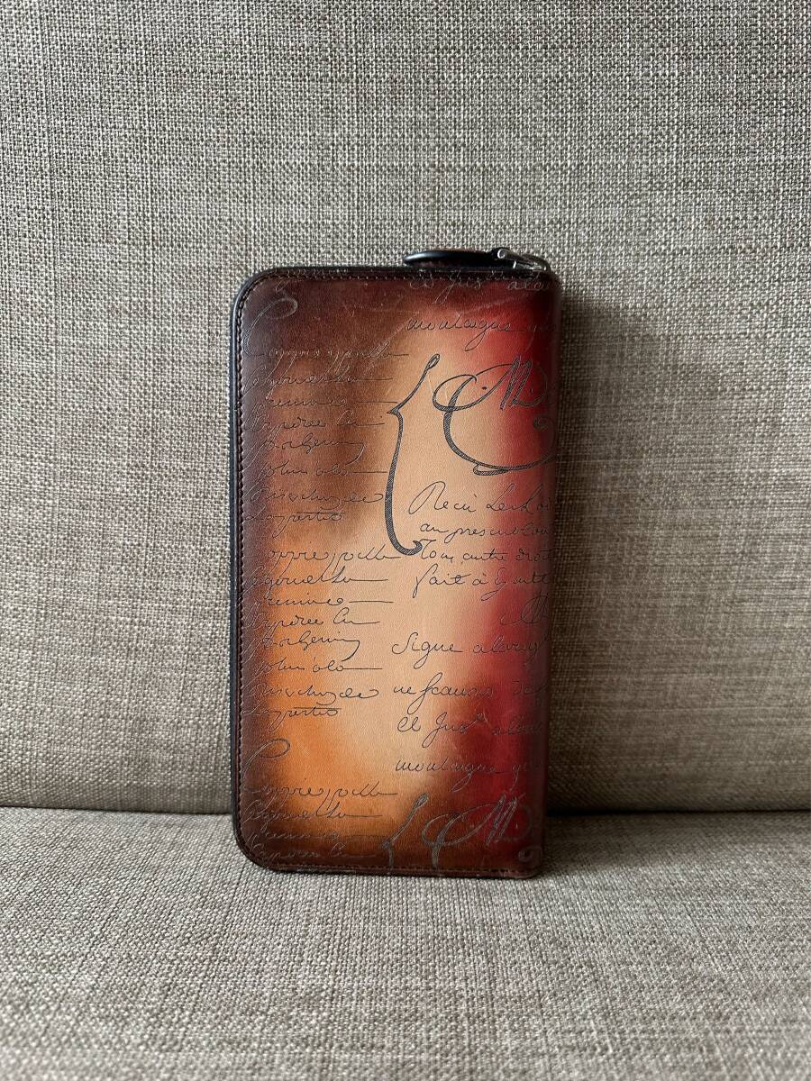 定価20 3万 Berluti ITAUBA Scritto Leather Wallet 定価20 3万 Berluti ITAUBA Scritto Leather Wallet