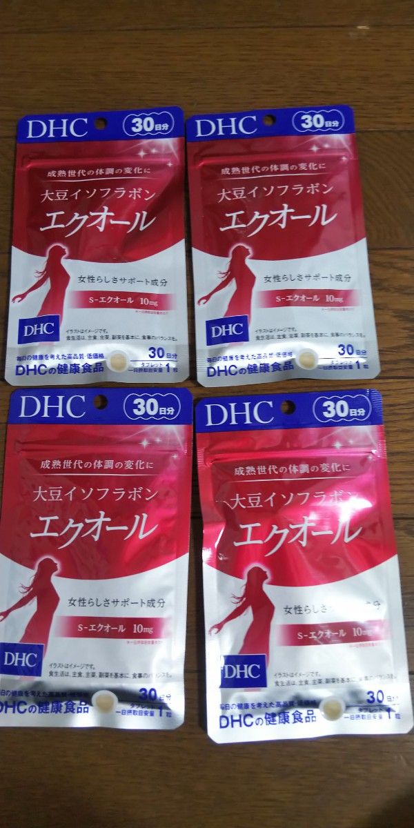 DHC エクオール 30日分  4袋セット 大豆イソフラボン