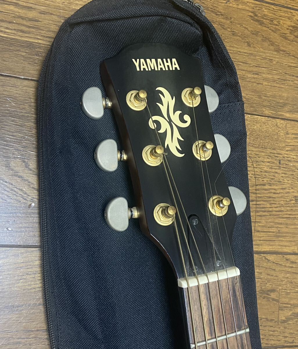 YAMAHA ヤマハ APX-6A エレアコ アコースティックギター 【ソフトケース、チューナー、弦セット付き】現状品の画像4