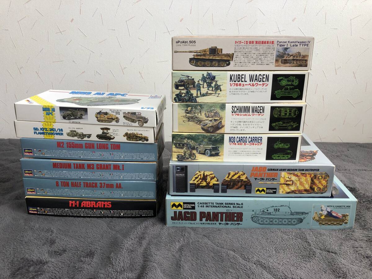 当時物！在庫品・メーカー複数・ 戦車プラモ 100サイズBOX 詰め合わせ！・No.6・未開封品・現品限り！の画像6