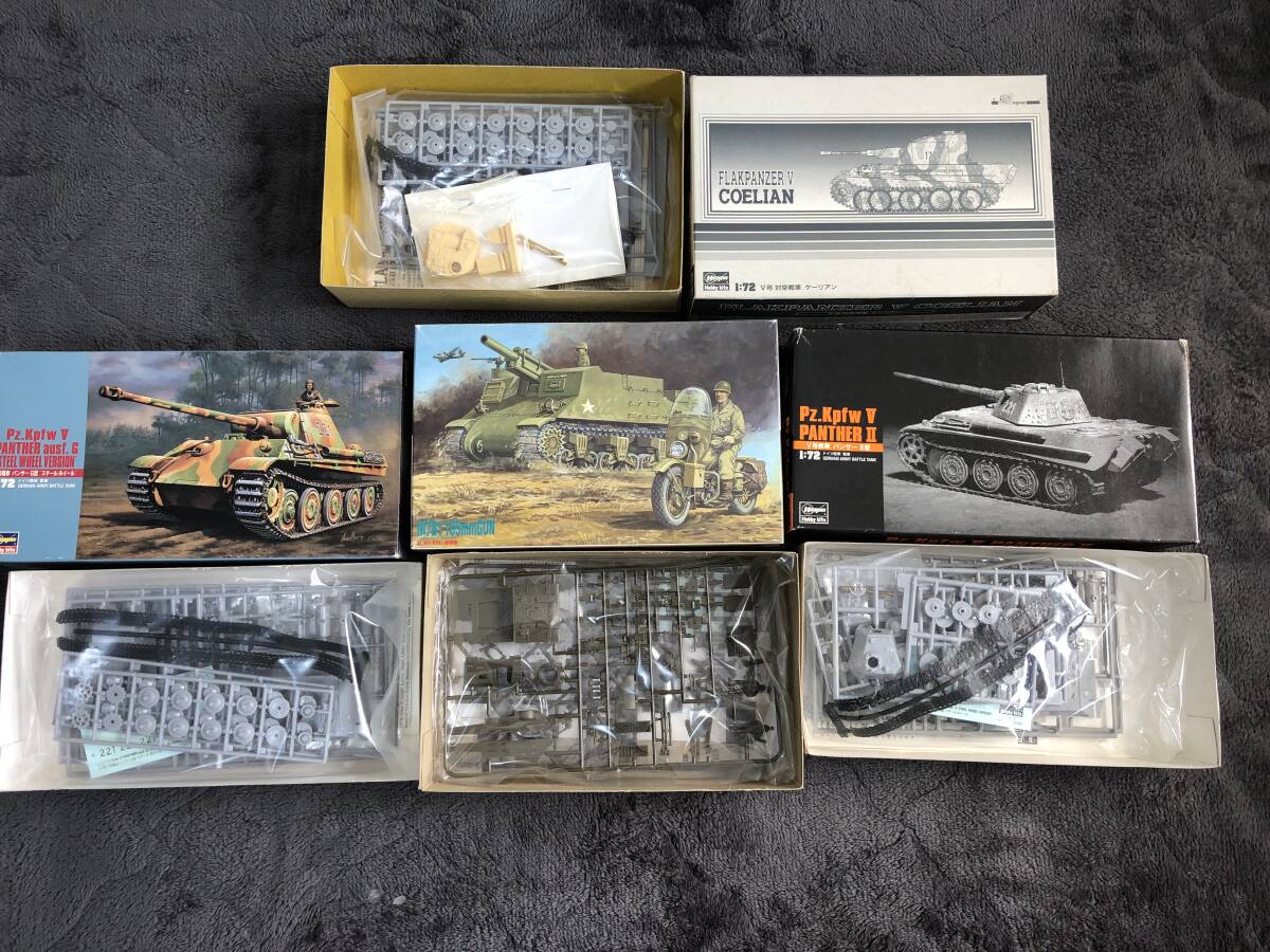 当時物！在庫品・メーカー複数・ 戦車プラモ 100サイズBOX 詰め合わせ！・No.7・未開封品・現品限り！の画像3