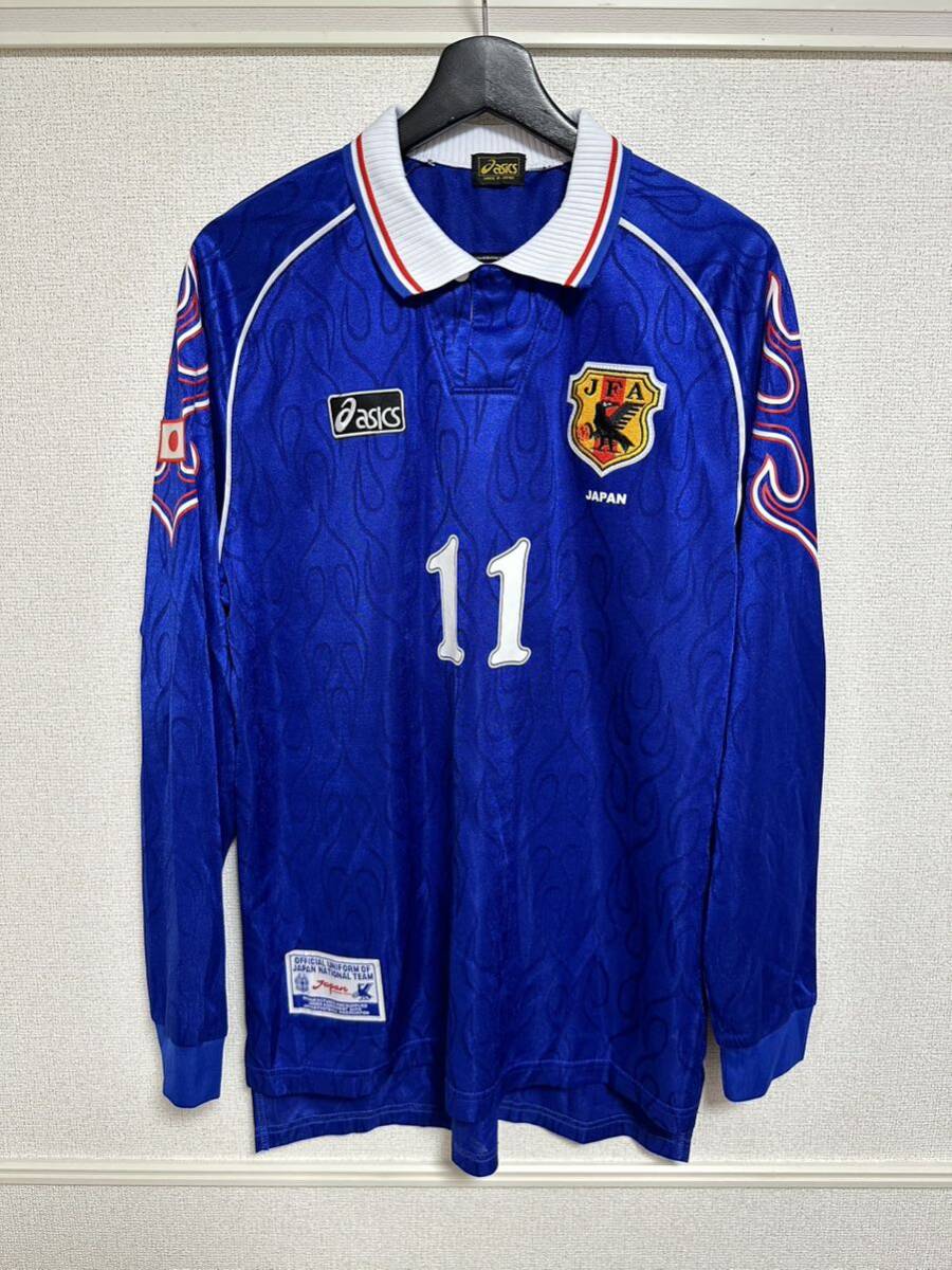 WC 1998 日本代表 (H) ユニフォーム 三浦 知良の画像1