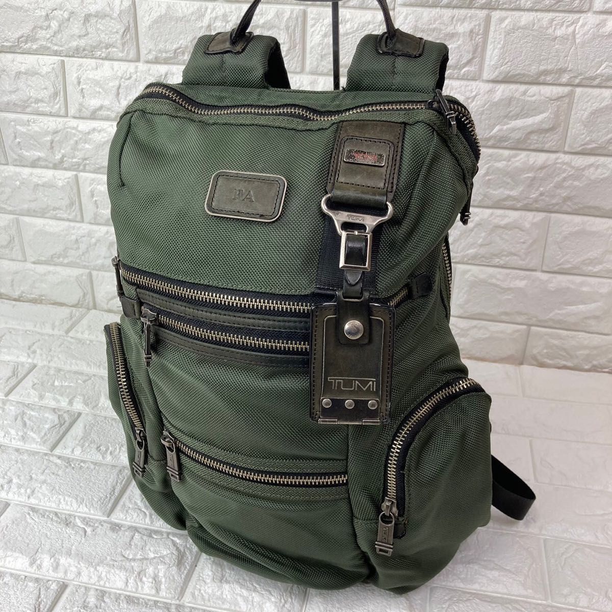 希少 TUMI トゥミ ブラボ アルファ ノックス リュック グリーン レア希少 TUMI トゥミ アルファ ブラボー ノックス バックパック