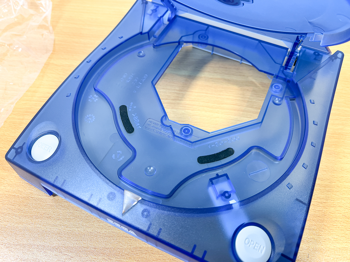 SEGA*DC Official Case Crystal blue GMS002 transparent Indigo Dreamcast case crystal blue DC retro game cover Dreamcast