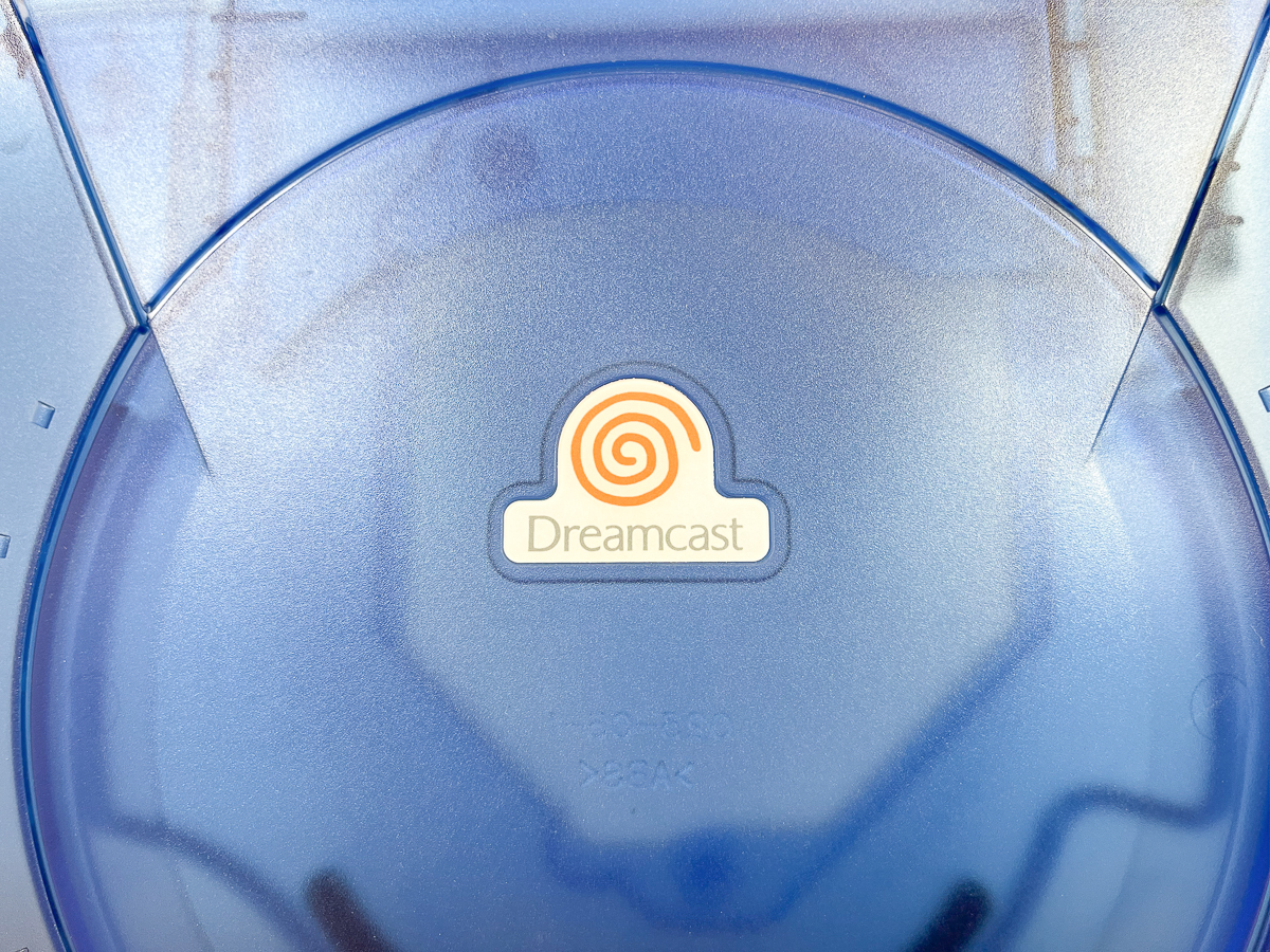 SEGA*DC Official Case Crystal blue GMS002 transparent Indigo Dreamcast case crystal blue DC retro game cover Dreamcast