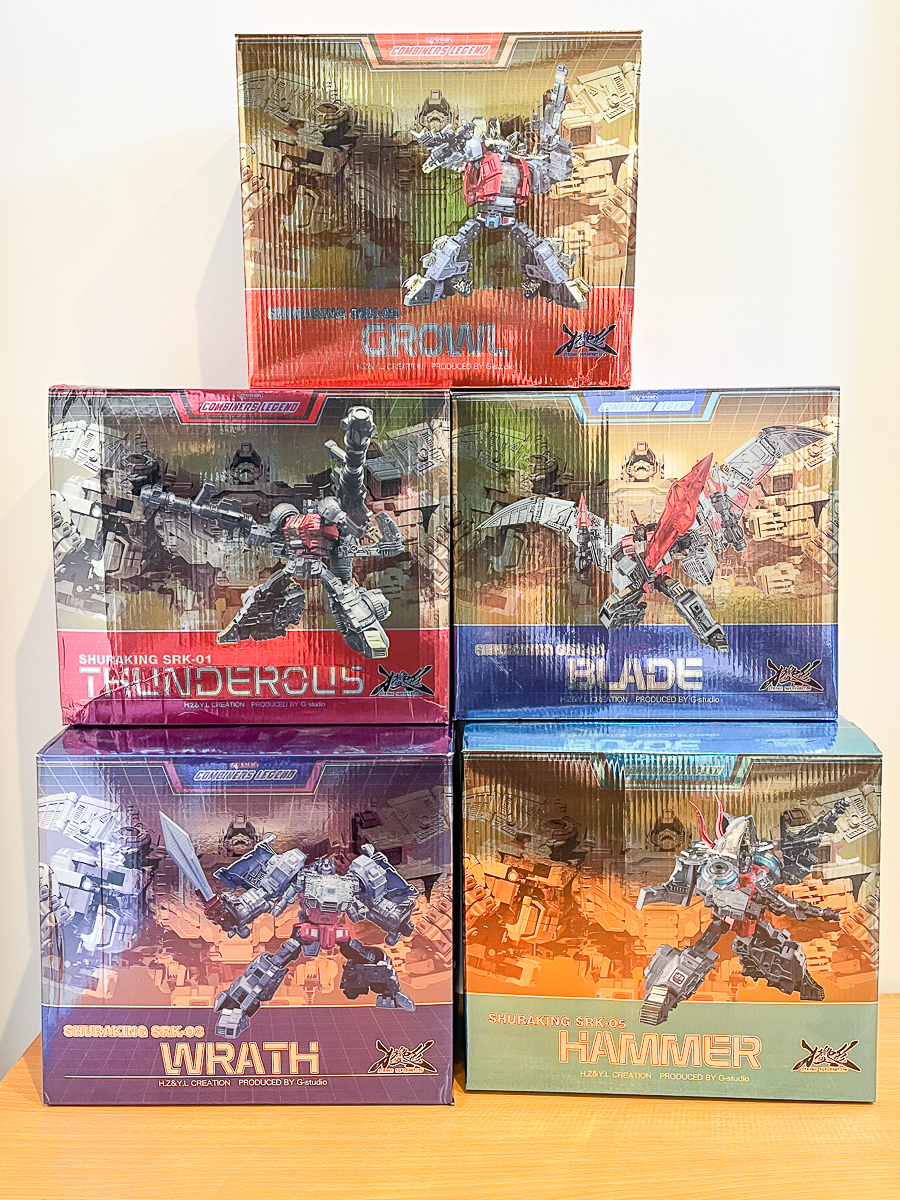 超巨大5体set!!★GCreation Shuraking シュラキング 修羅王 合体 ダイノボット ボルカニカス Dinobots fanstoys hobby mmc 非正規 _画像2