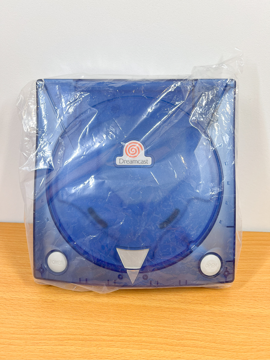 SEGA*DC Official Case Crystal blue GMS002 transparent Indigo Dreamcast case crystal blue DC retro game cover Dreamcast