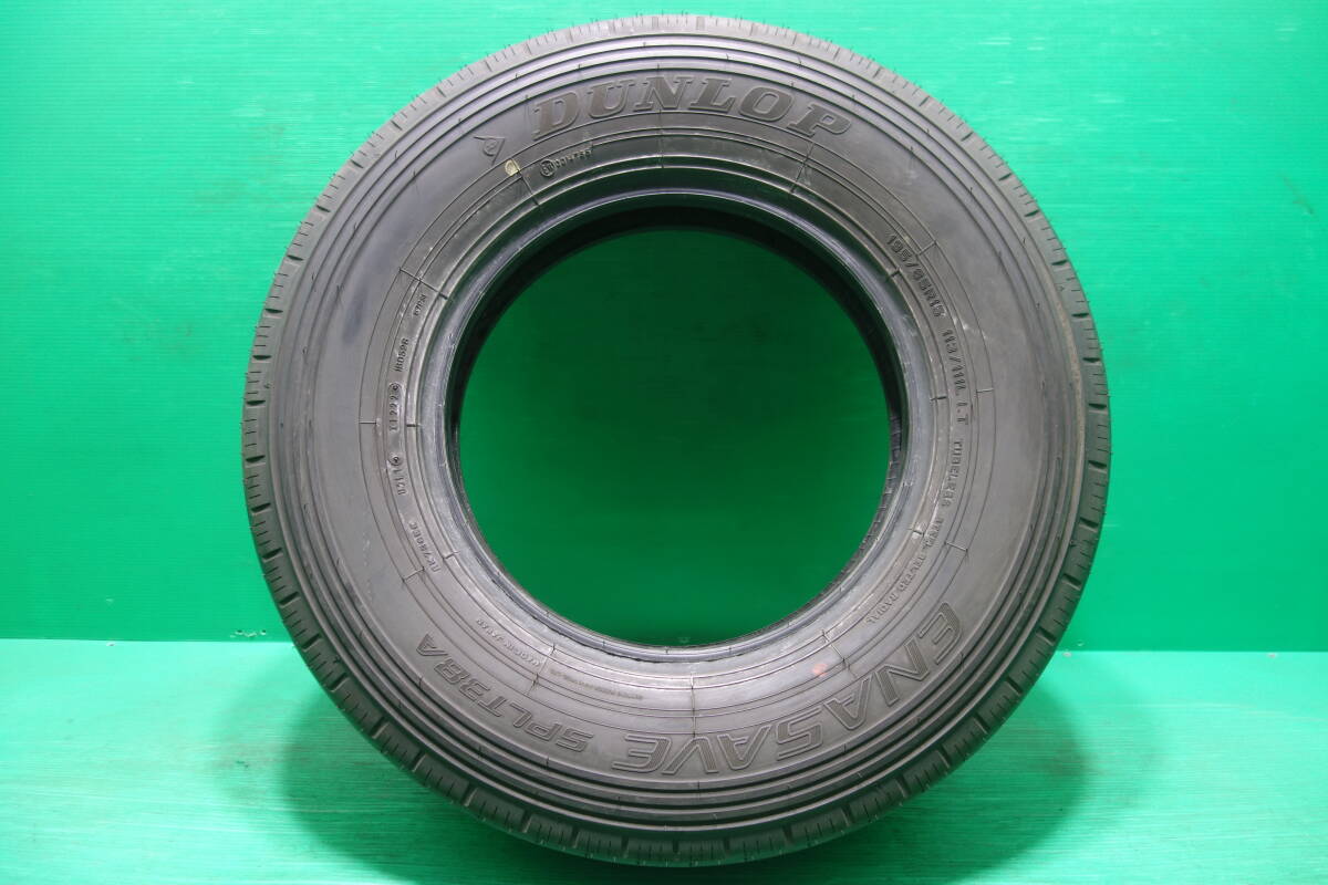 L1353-22 送料無料 195/85R15 113/111L サマータイヤ 夏 LT 2本セット ダンロップ エナセーブ SPLT38A 8分山 溝たっぷり 2022年製_画像6