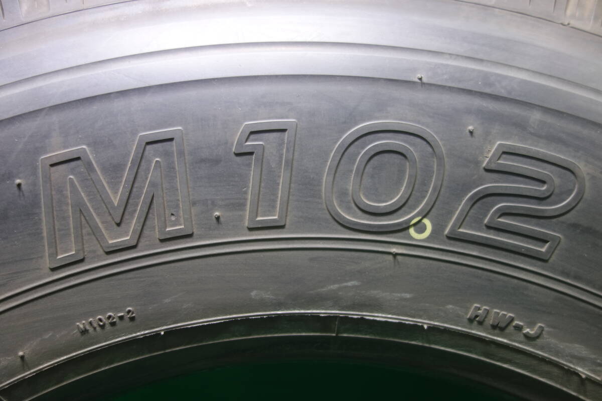 L1422-21 送料無料 275/80R22.5 151/148J サマータイヤ 夏 TB 1本 TOYO M102 10分山 新品溝 2021年製 大型 トラック_画像5