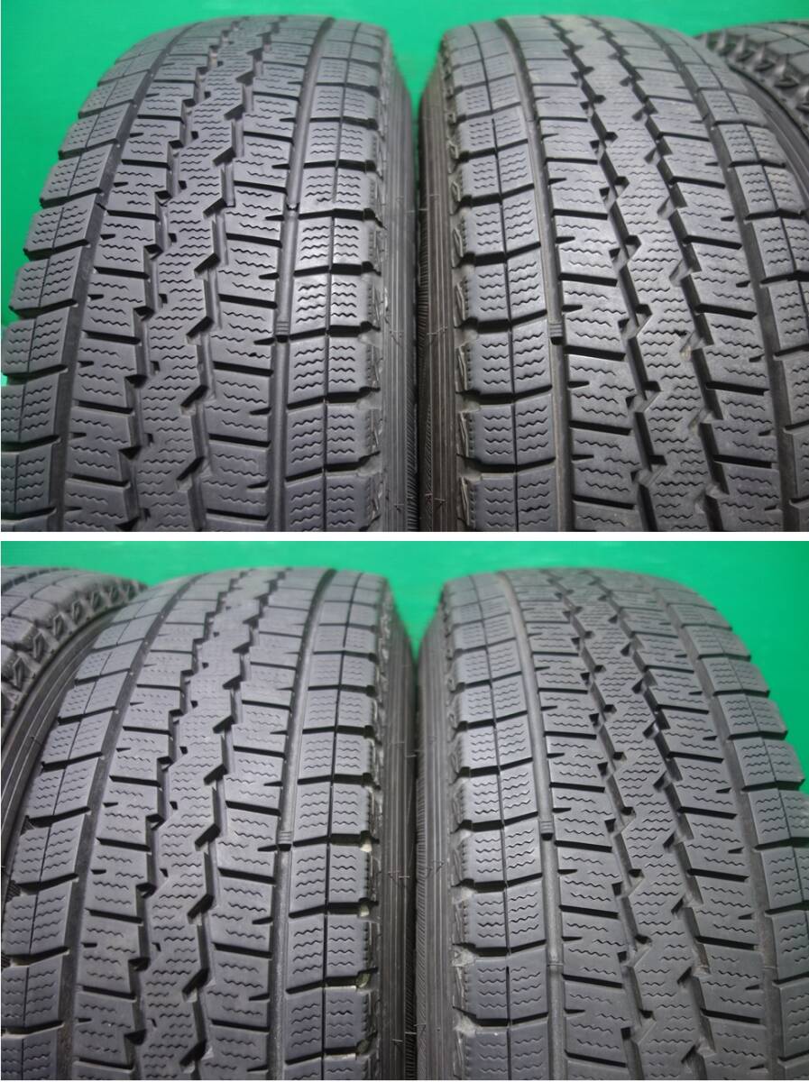 L1245-21 送料無料 195/80R15 107/105L LT スタッドレス 4本セット ダンロップ WINTER MAXX SV01 7分山 ハイエース 100_画像10