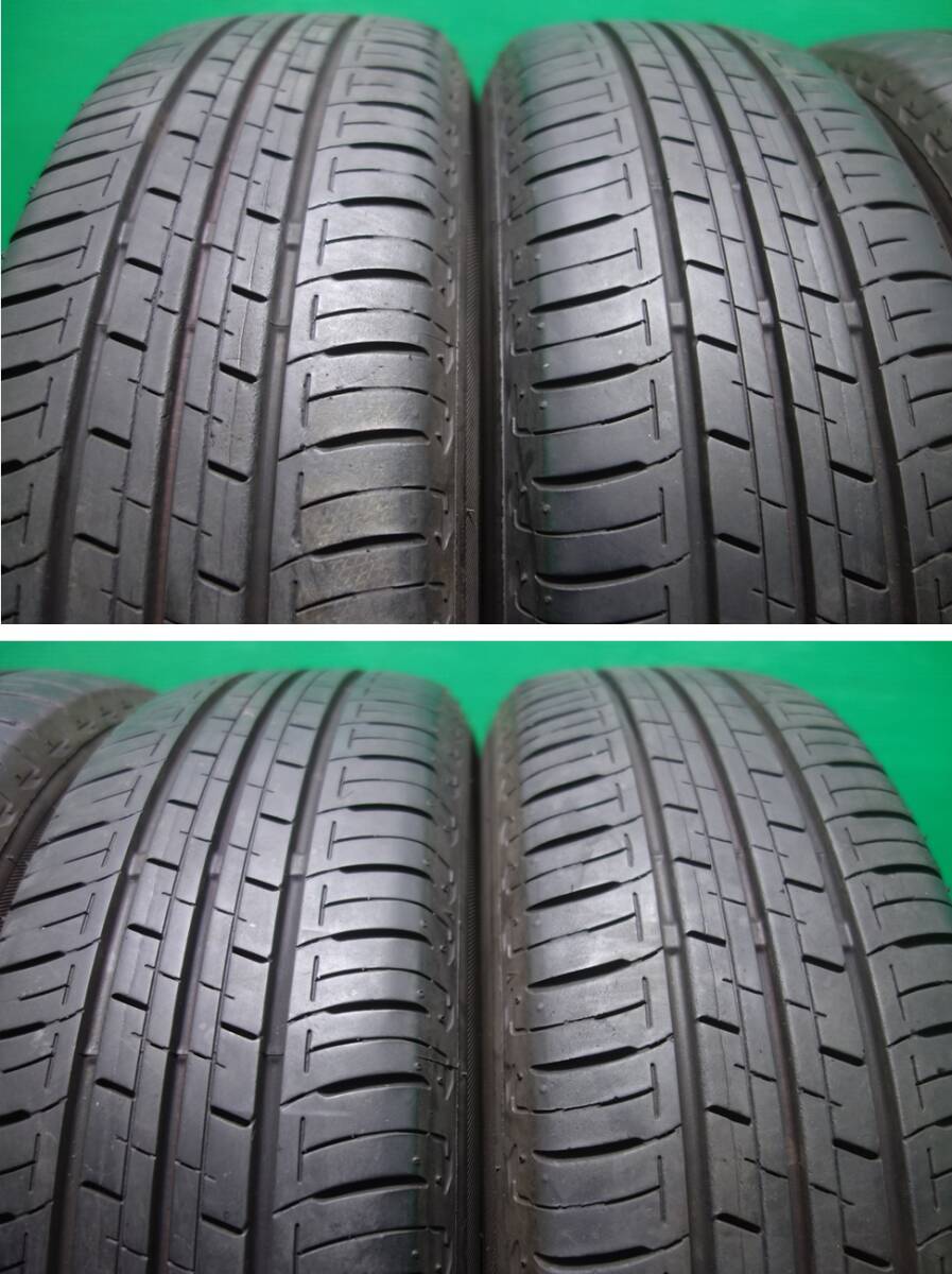 L1379-20 送料無料 175/60R16 サマータイヤ 夏 4本セット ブリヂストン エコピア EP150 8分山 溝たっぷり スズキ純正 イグニス クロスビーの画像10