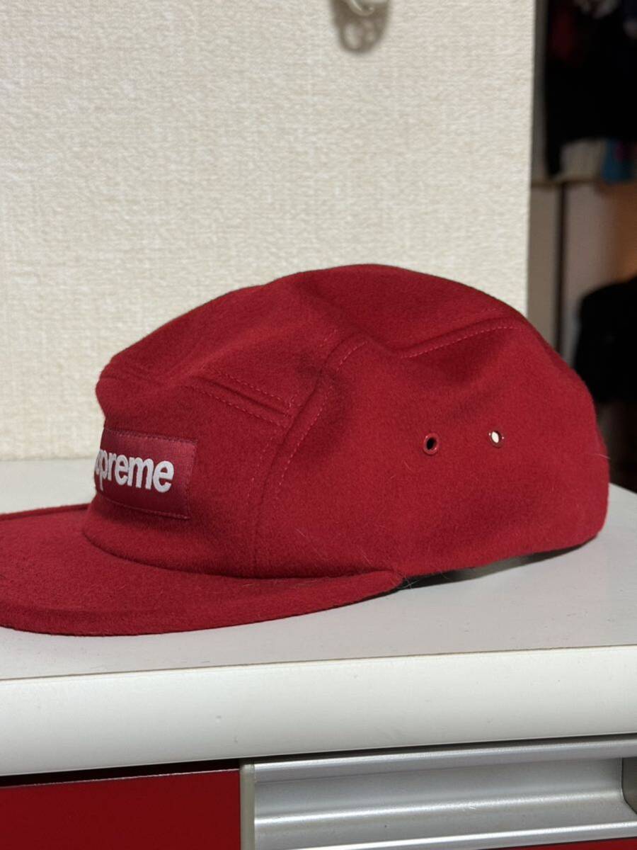 シュプリーム supremeキャップ Cap Logo レッド 未使用品 在庫処分_画像2