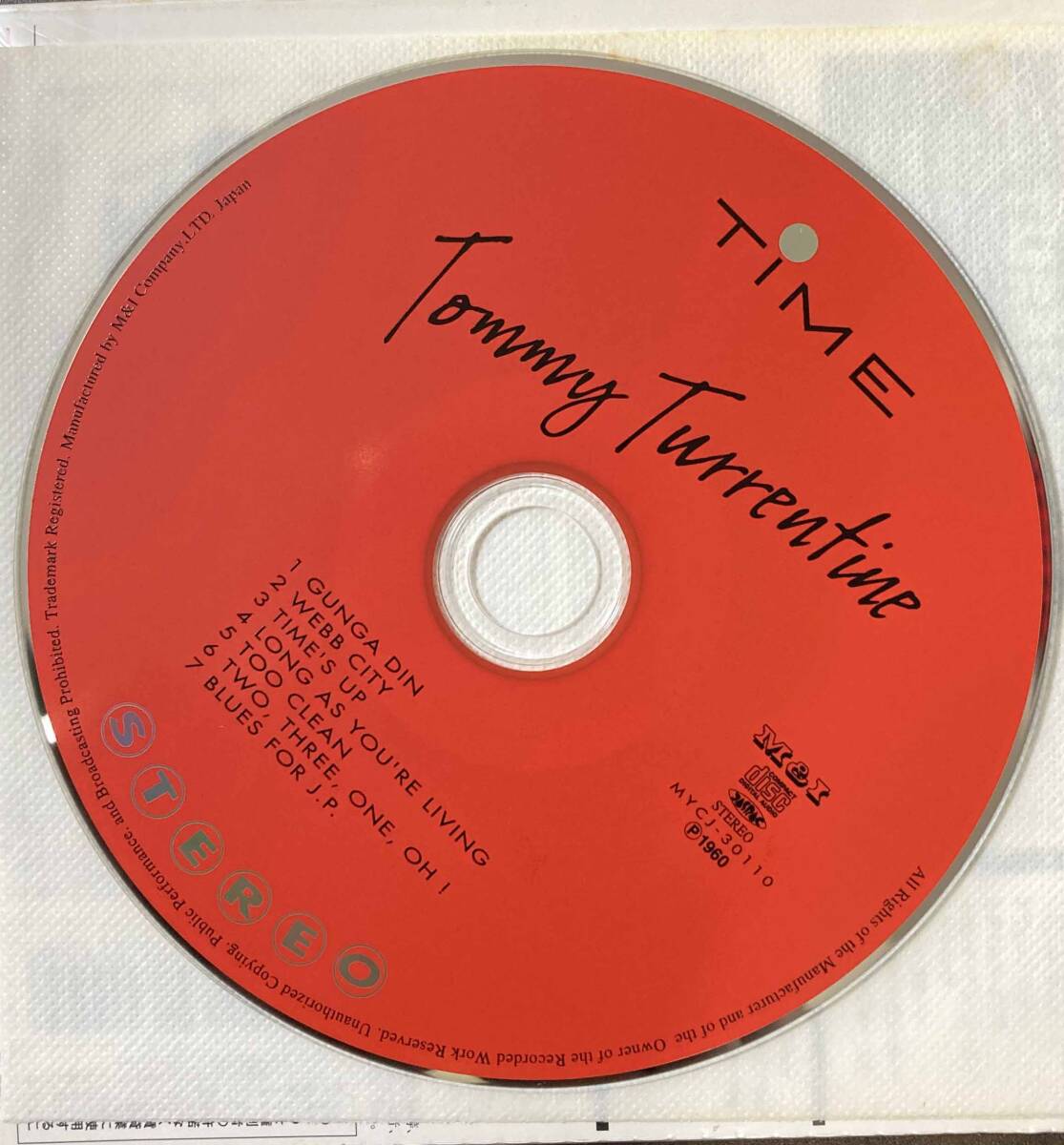 Tommy Turrentine / Tommy Turrentine 中古CD　国内盤　帯付き 紙ジャケ　リマスタリング _画像3